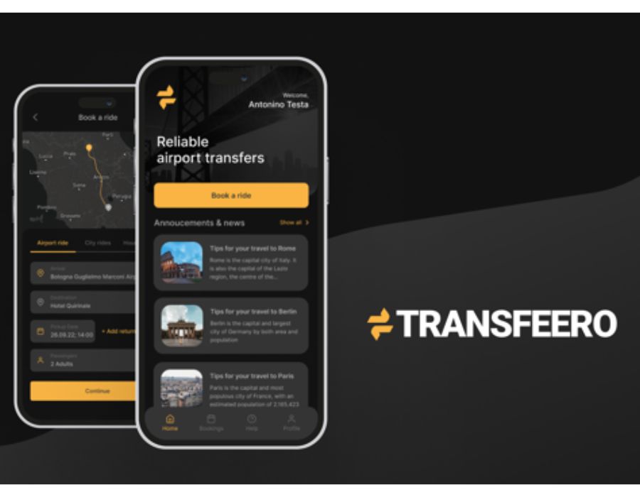 Transfeero Mobile App Portfolio Image