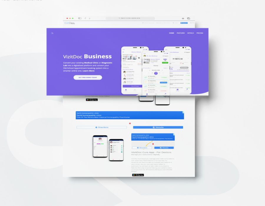 VizitDoc Rural Healthcare & Telehealth Platform Portfolio Image
