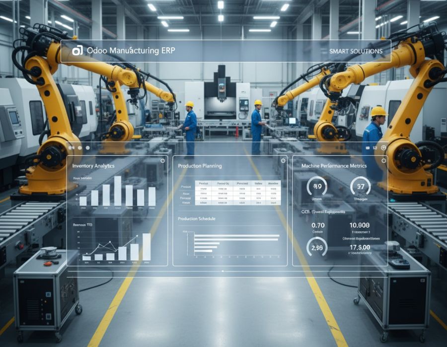 Integrated Odoo ERP Implementation for Manufacturing Operational Excellence Portfolio Image