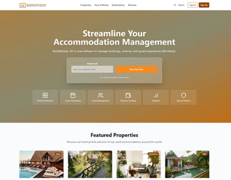 BookMyStay – Building a Scalable Hotel Booking Platform with Real-Time Availability Portfolio Image