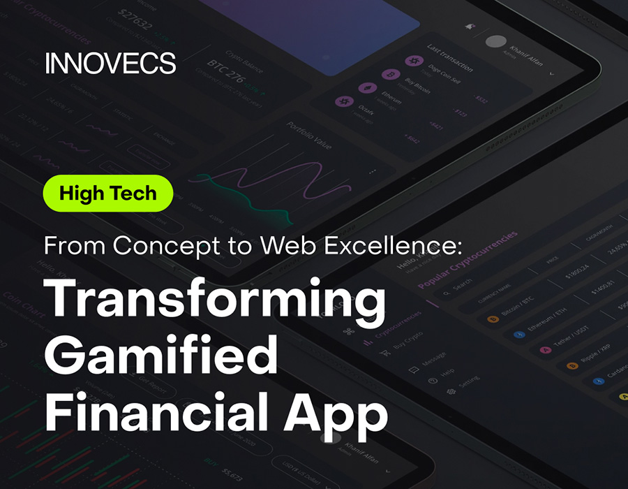 From Concept to Web Excellence: Transforming Gamified Financial App Portfolio Image