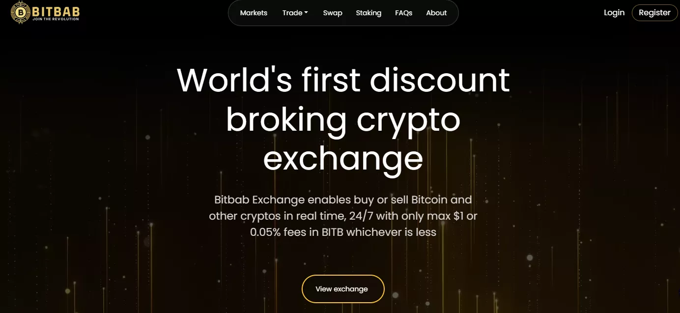 Bitbab - The Next-gen Cryptocurrency Exchange Platform Portfolio Image