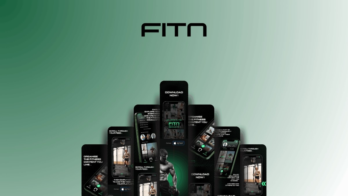 FITN | Cross Platform Fitness Mobile App. Portfolio Image