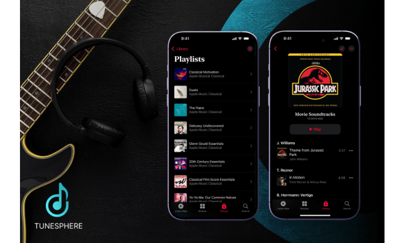 Music Streaming Mobile App Development Portfolio Image