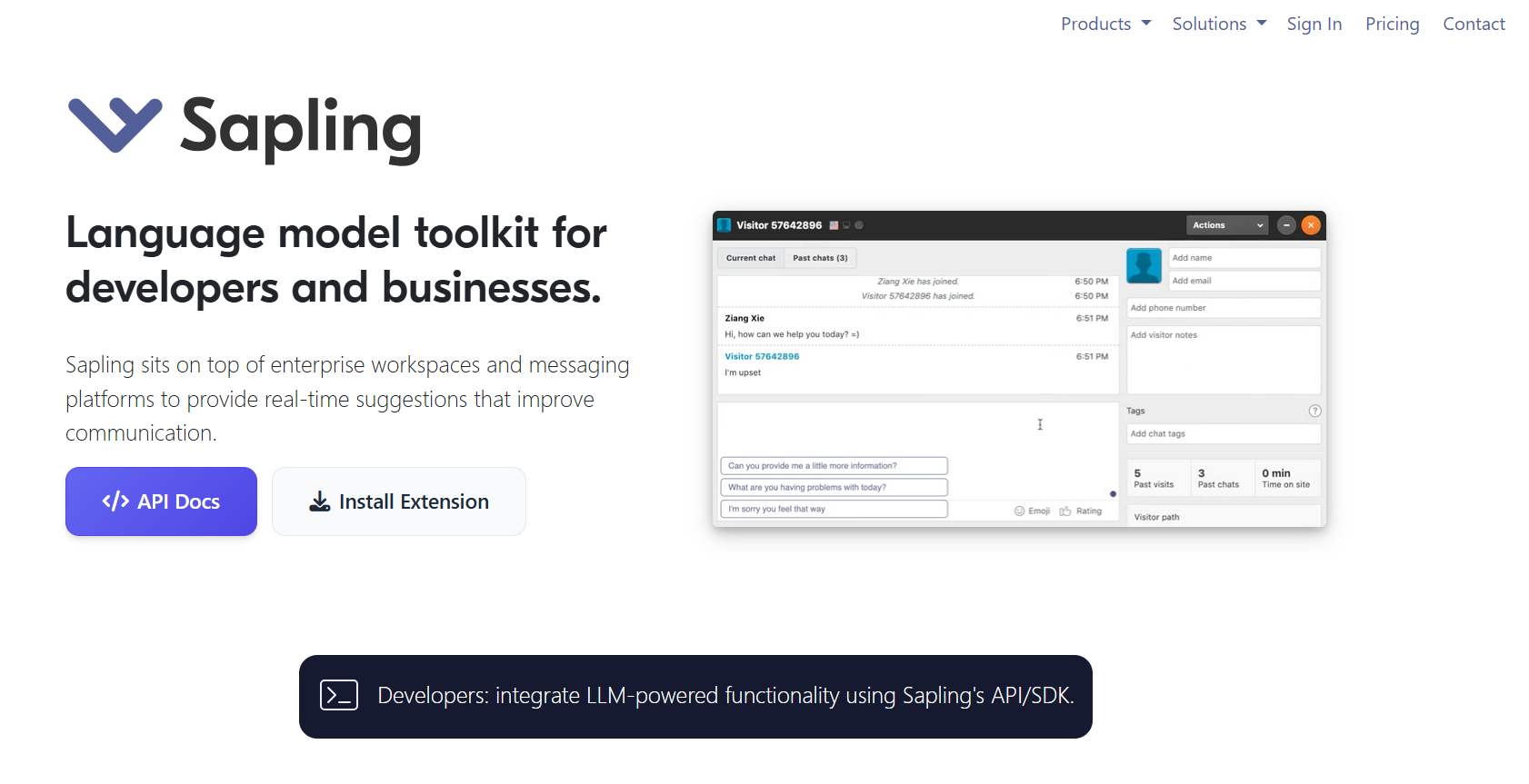 Sapling Portfolio Image