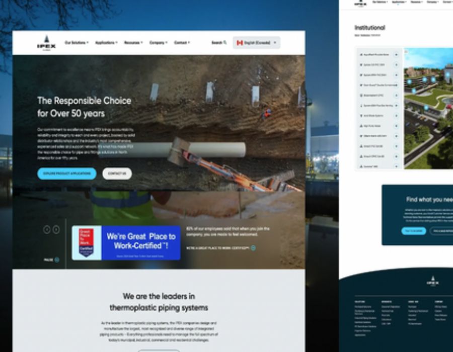 UX & Website Redesign for IPEX Portfolio Image