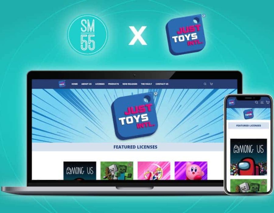 ECommerce Development & Social Growth for Just Toys International Portfolio Image