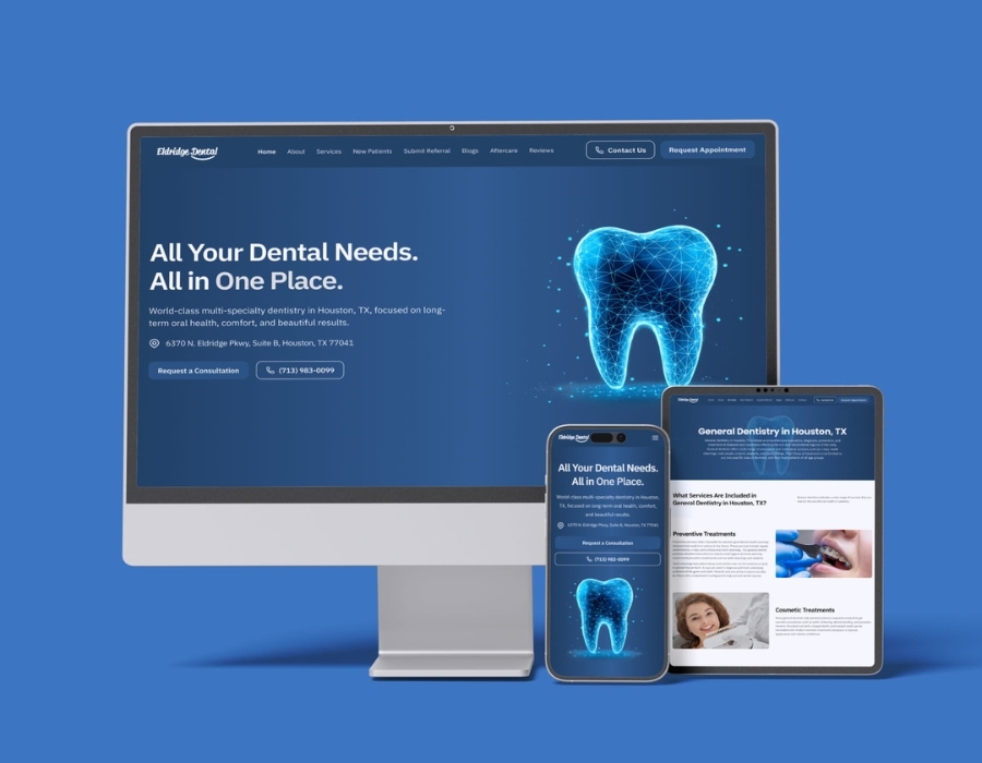 Modern Dental Booking Platform Portfolio Image