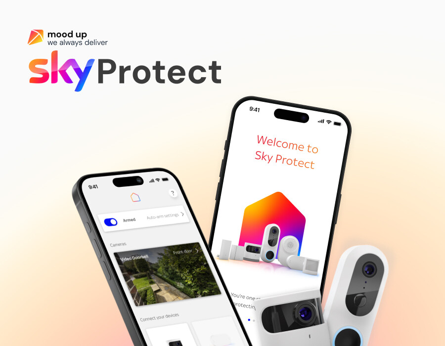 IoT Smart Home App featured in Forbes Portfolio Image