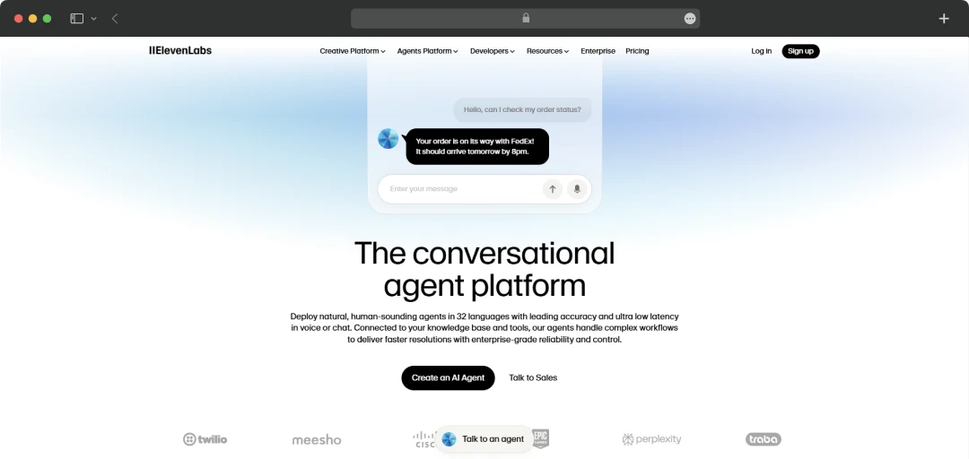 ElevenLabs AI Agents Platform