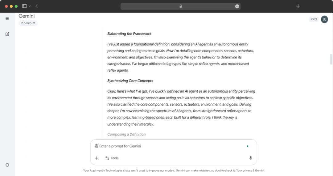 Synthesizing information for the request raised