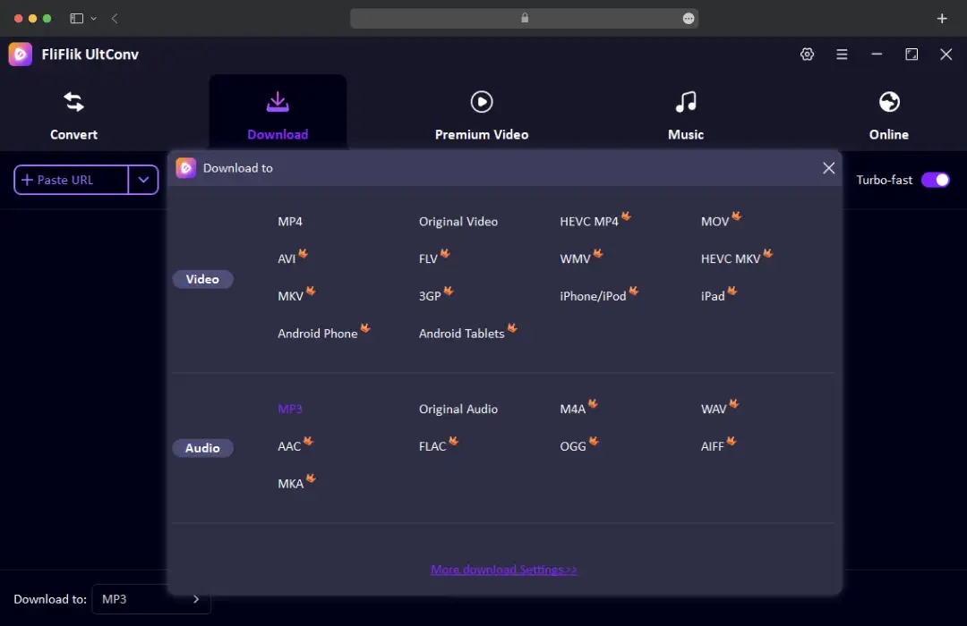 Configure Your Audio Format