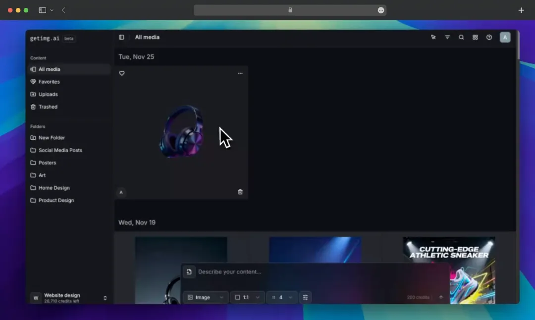 Built-in AI Editing Suite
