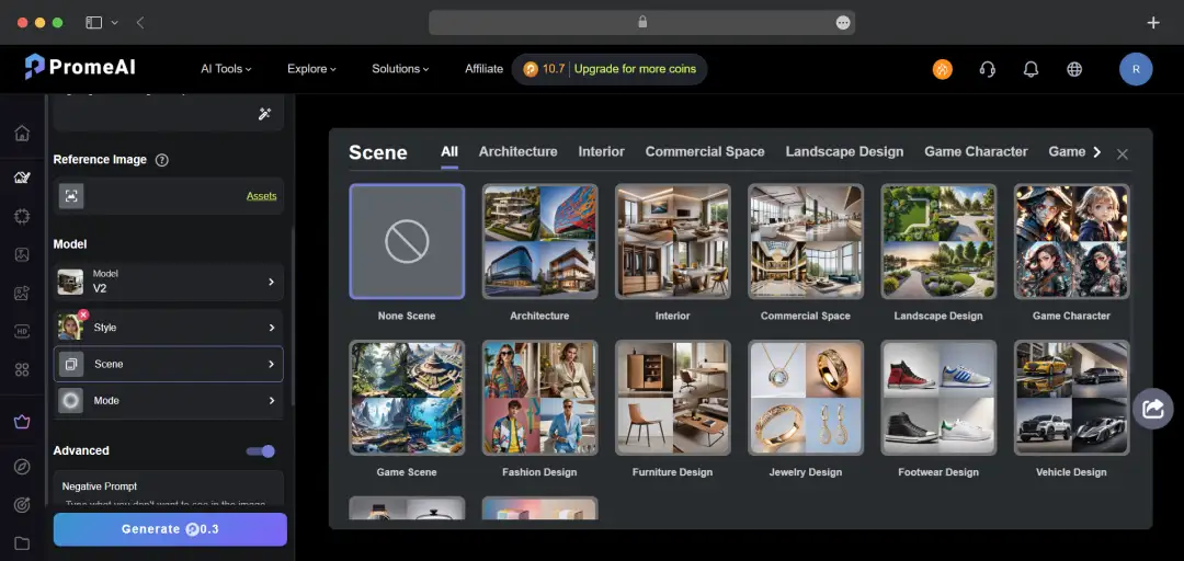 Select Your Mode and Style