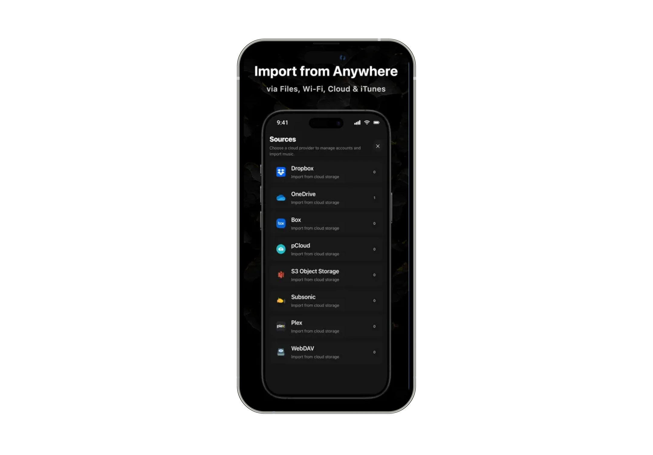 Seamless Cloud Integration & Wi-Fi Import