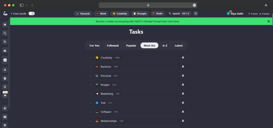 Task-First Search Architecture