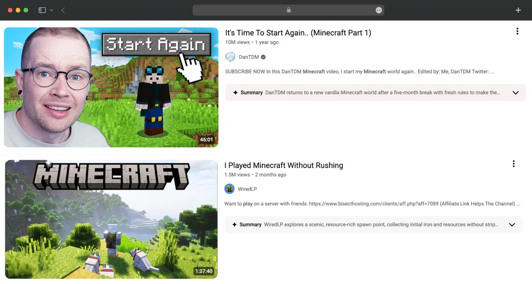 Minecraft Gameplay