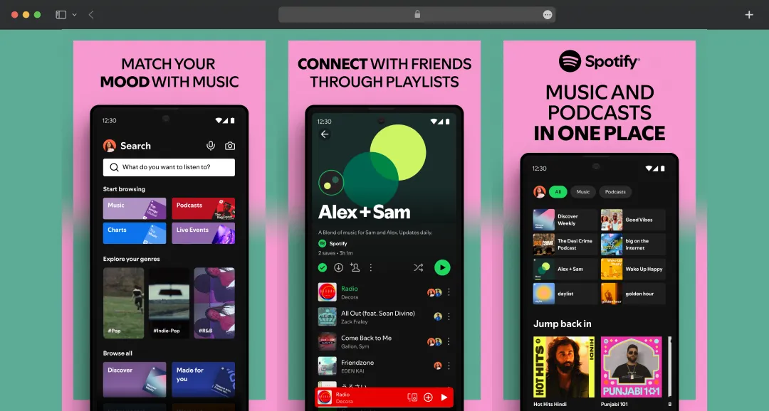 Spotify UI