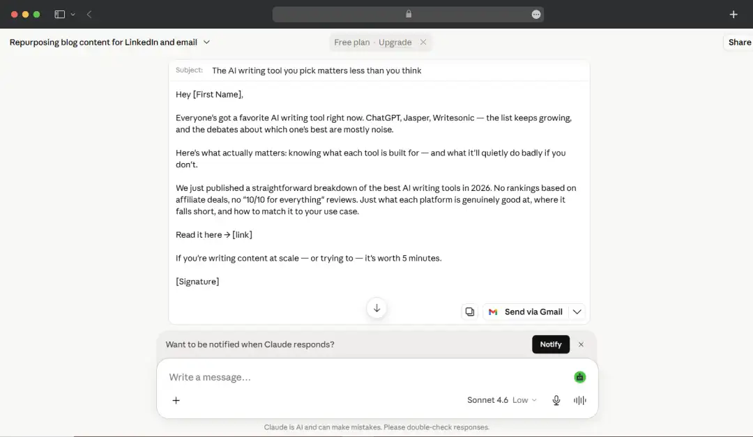 Turning One Blog Post Into Different Types of Content
