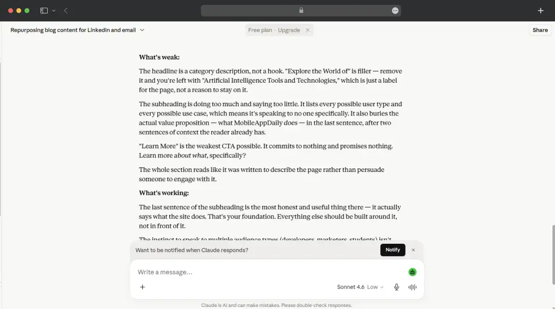 Pressure Testing a Value Proposition