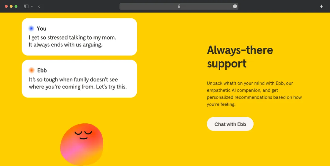 EBB: AI Mental Health Companion