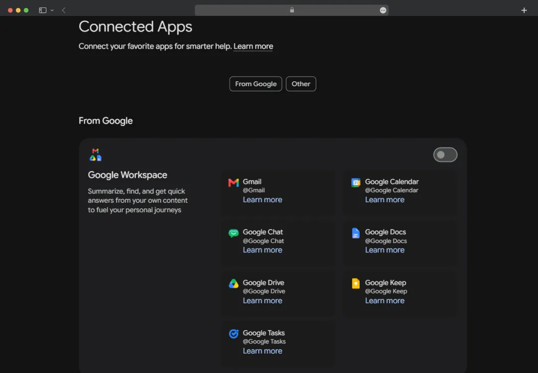 Deep Google Ecosystem Integration